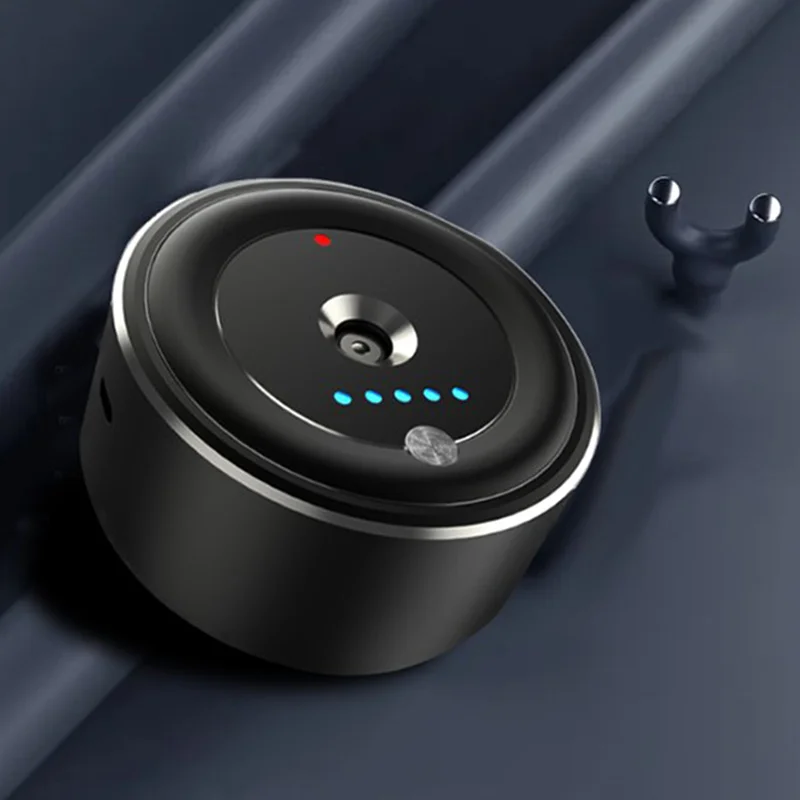 Aluminum commercial portable black round fragrance air car perfume scent diffusers