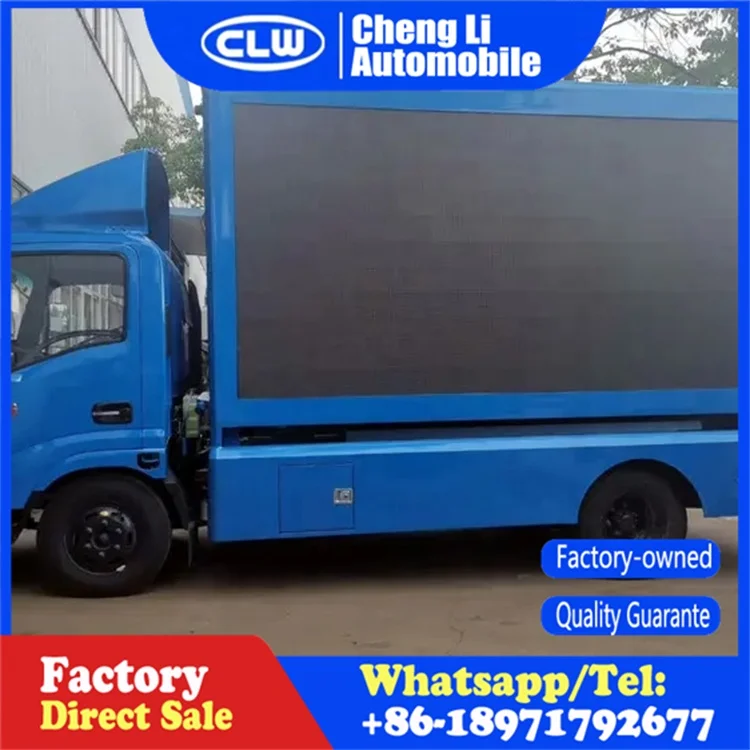 Digital 4x2 Led Display Box Truck Mobile Led Screen Billboard Truck Advertising Led Truck For Sale