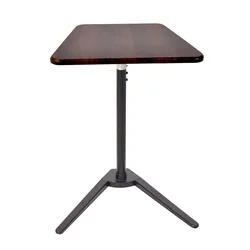 Mini home and office adjustable height small narrow over bed table