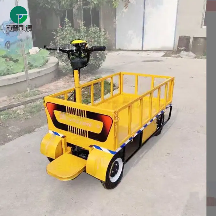 Mobile electric flatbed 500kg to 1000kg hand truck electric trolley warehouse