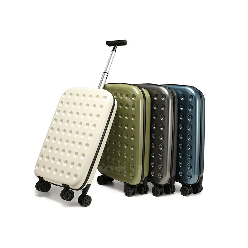 Compact Folding Suitcase with TSA Lock CarryOn for Business Trips