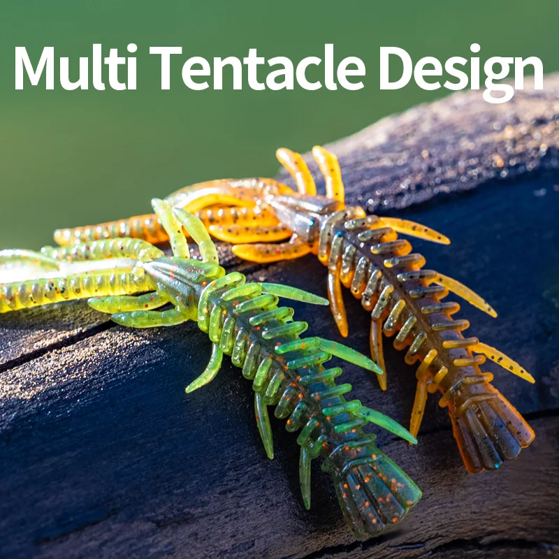 LINNHUE Silicone Skirt Pike Streamer Spinner bait Trailer Rubber Slider Shrimp Lure Jig Lures Squid Skirts Seawater Fishing