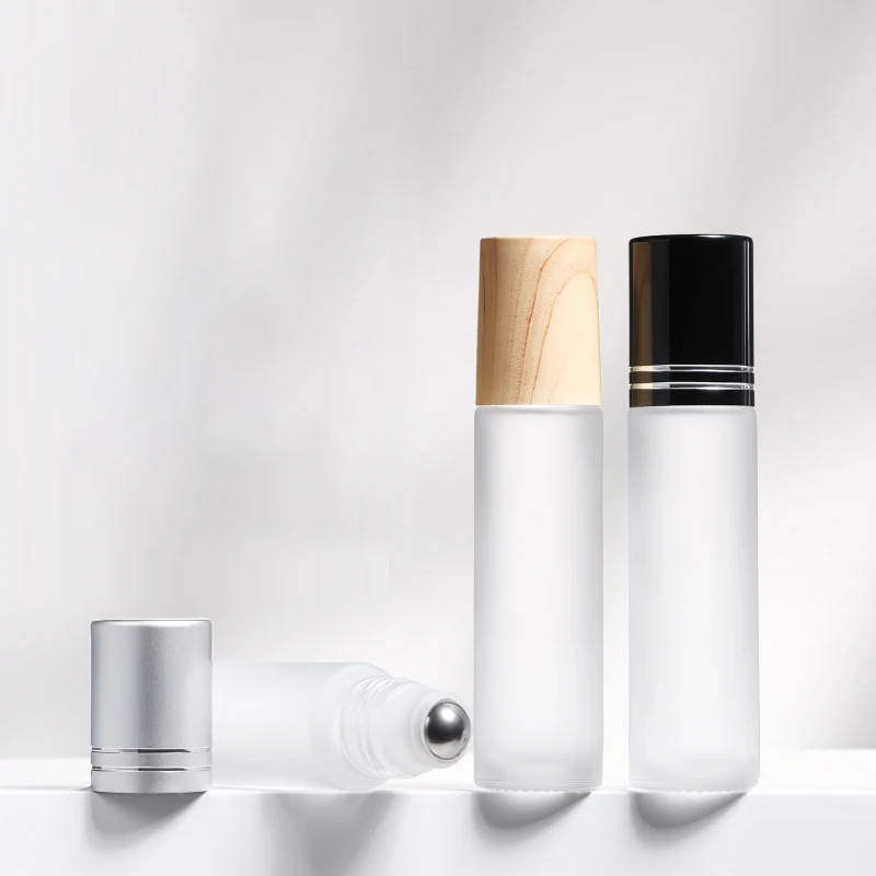 Оптовая продажа, косметическая упаковка, прозрачные роликовые бутылочки с оттенком для губ, 10 мл для масел