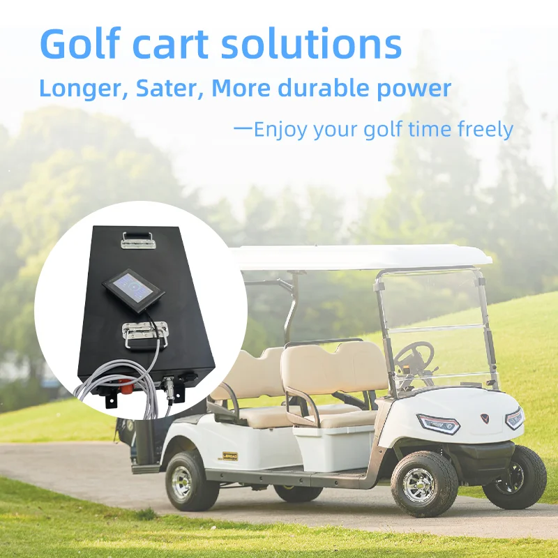 Bluetooth Bms Lcd Display Electric Tricycle Lifepo4 Battery 36 volt 48v 72v 100ah 200ah 300ah Golf Cart Lithium Battery