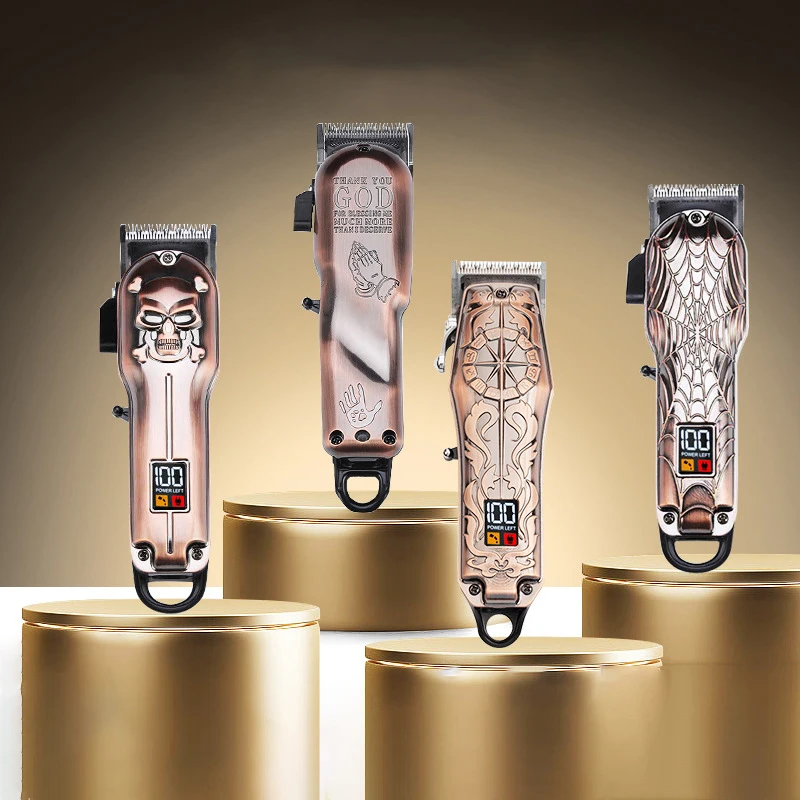 Stainless steel hair trimmer 2022 new tondeuse barber machine cordless hair cutter machine men hair clipper