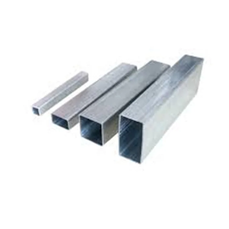 Q195 Low Carbon Steel Hot Dip Galvanized Coating Square Rectangular Tube MS Gi Hollow Section Steel Pipe