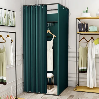 Modern Inexpensive Portable Locker Mobile Home Wall Mounted Dressing Room Fitting Room