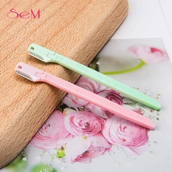 Частная этикетка 2 шт. средство для удаления волос на лице мини-бритва бровей