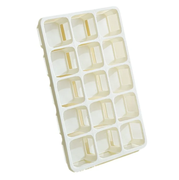Wholesale 8cm 15 Cells Caliber Plant Pot Stand Seed Starter Trays Kits Durable Plastic Hard Tray For Pots Seed-tray