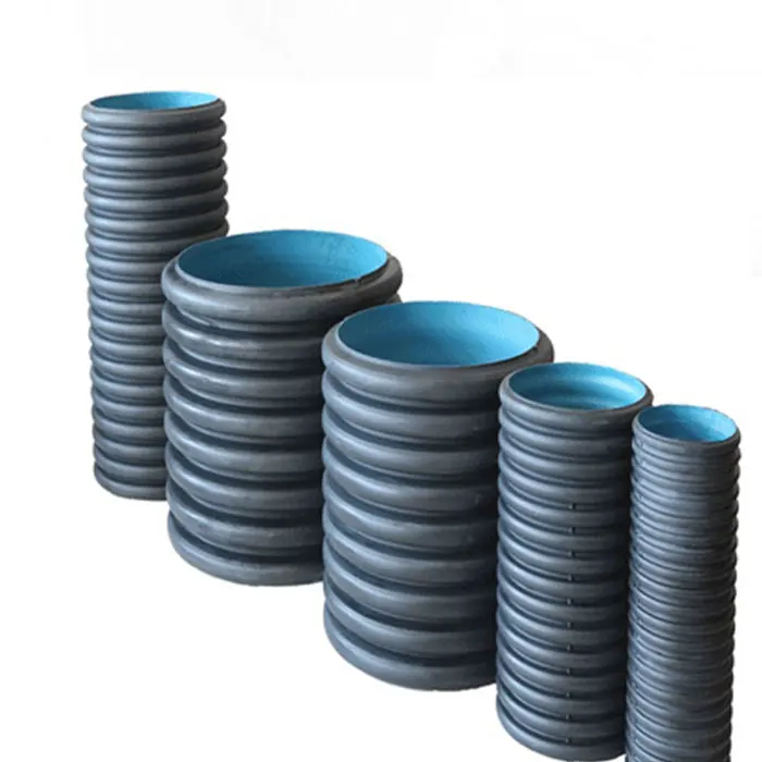 High quality and low price Hdpe Double Wall Corrugated Pipe  Plastic Water Drainage Pipe