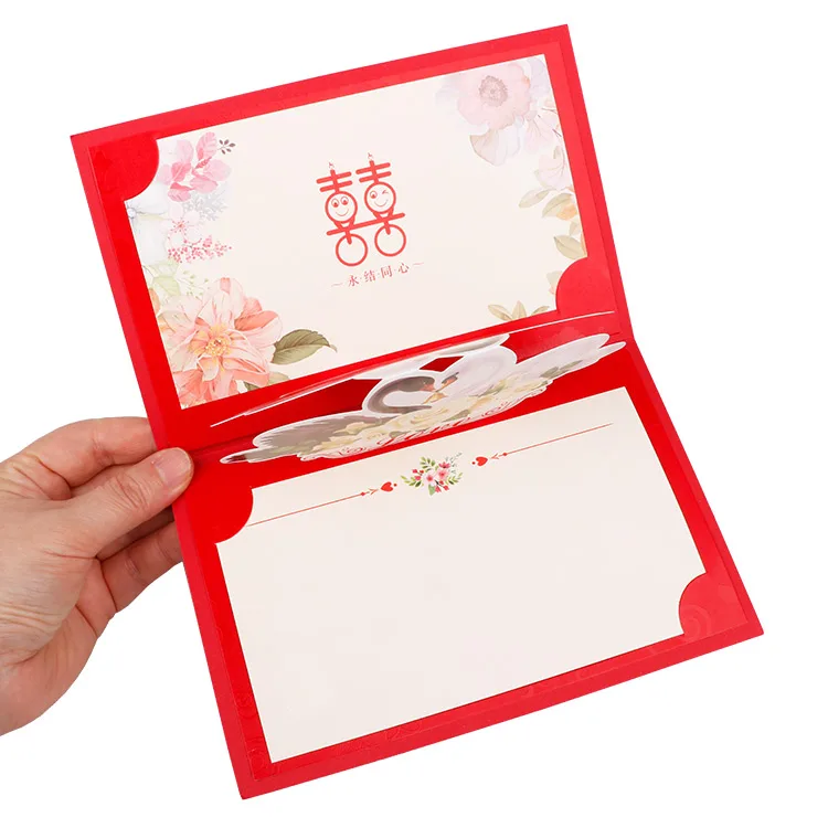China Supplier Customized 3D Pop Up Greeting Card