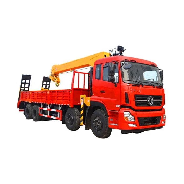 15 Ton Dongfeng Kinland 12 wheel Hydraulic Boom Self Loader Cargo Crane Truck