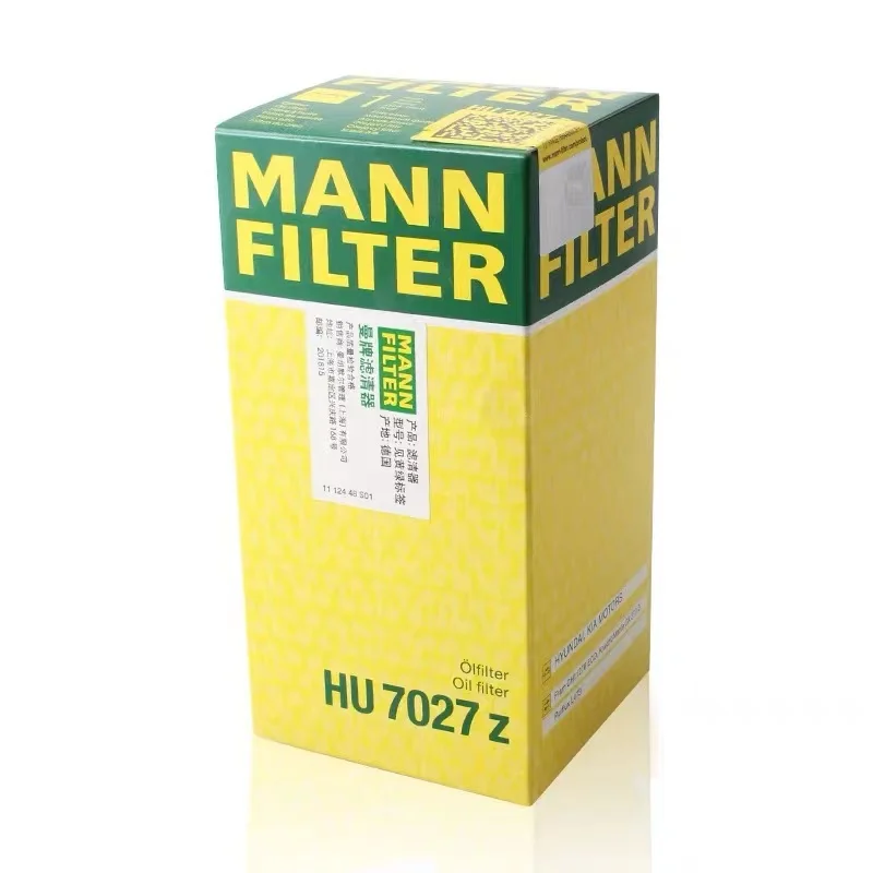 MAN filter oil filter element HU7027Z for imported Hyundai 26320-2F100 26320-2F010 / 26311-2F000 ox377D 26320-2F000
