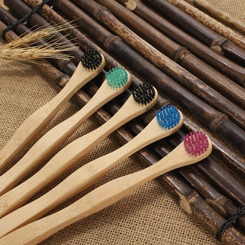 Hot Selling Eco-friendly Natural Biodegradable Bamboo Tongue Cleaner Tongue Scraper Bamboo Toothbrush