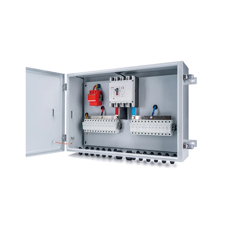 CSQ DC Solar Stings Combiner Box Junction Box For Solar Panel 4 In 1 Out  2 String