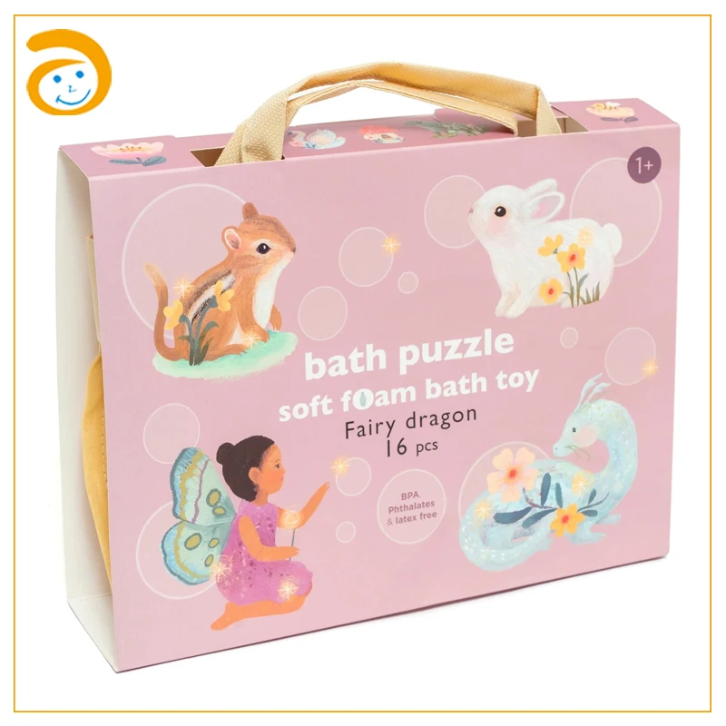New Arrival Baby Early Education Puzzle Toys Bathroom Floating EVA Foam Animal Toys Kids Bath Toys