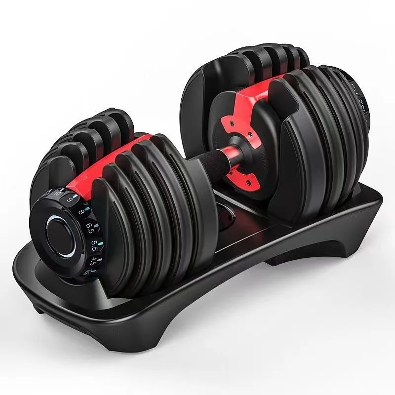 Factory wholesale Adjustable Dumbbell sets 10-50kg Multi weight Options weighted Dumbbell with Anti-Slip Nylon Handle