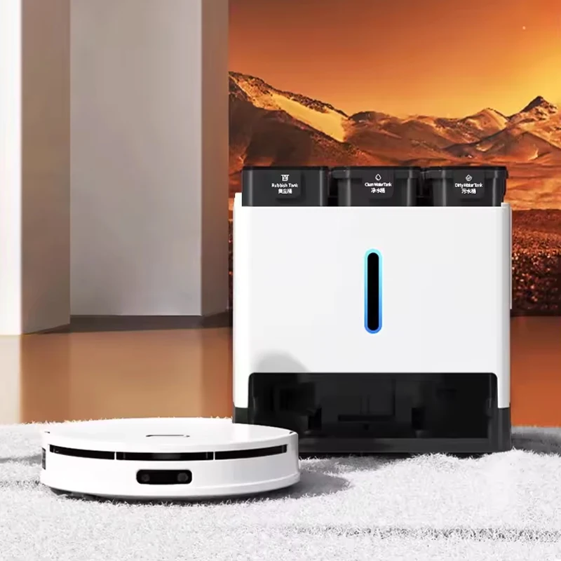 2024 Best Robot Vacuum Cleaner Mop Smart Lidar Electric Wireless Appliance Tuya Control Automatic Cleaning Robot Vacuum Cleaner