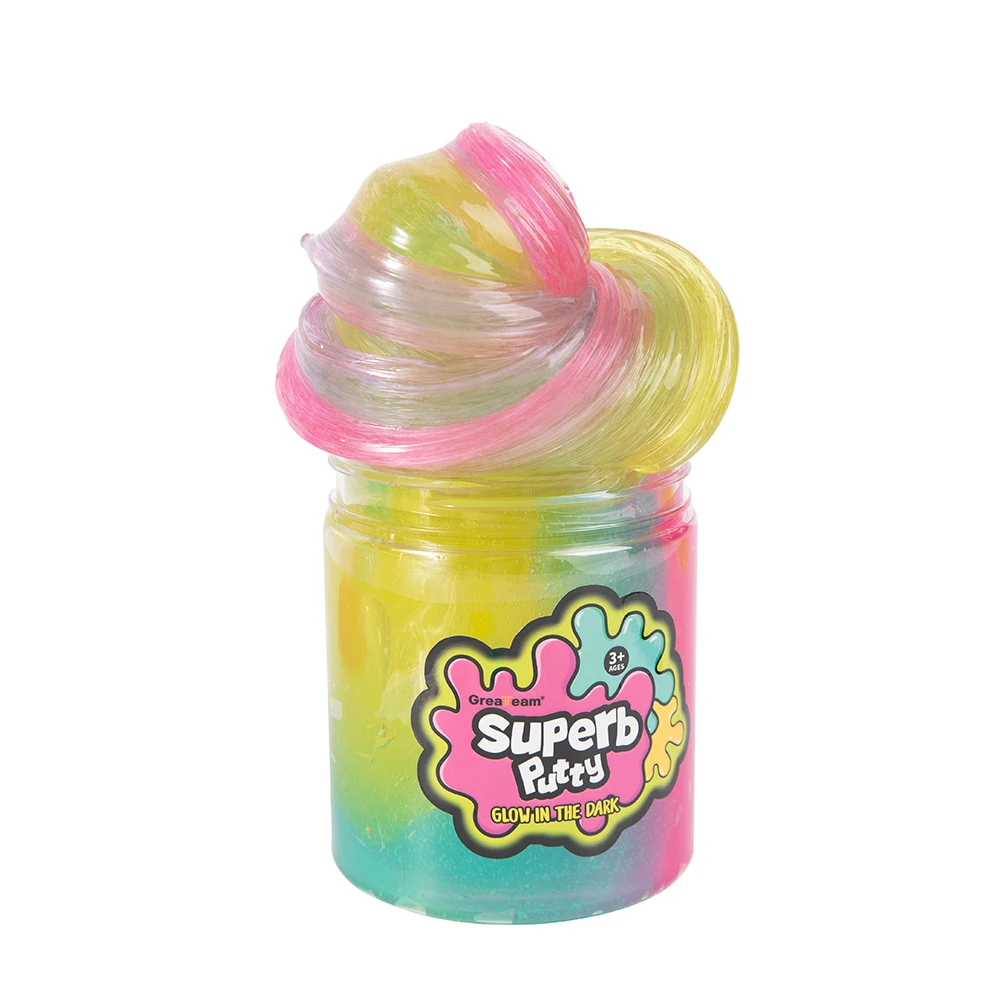 New Arrivals Glow In The Dark Putty Multi Colors Slime Toys for Children