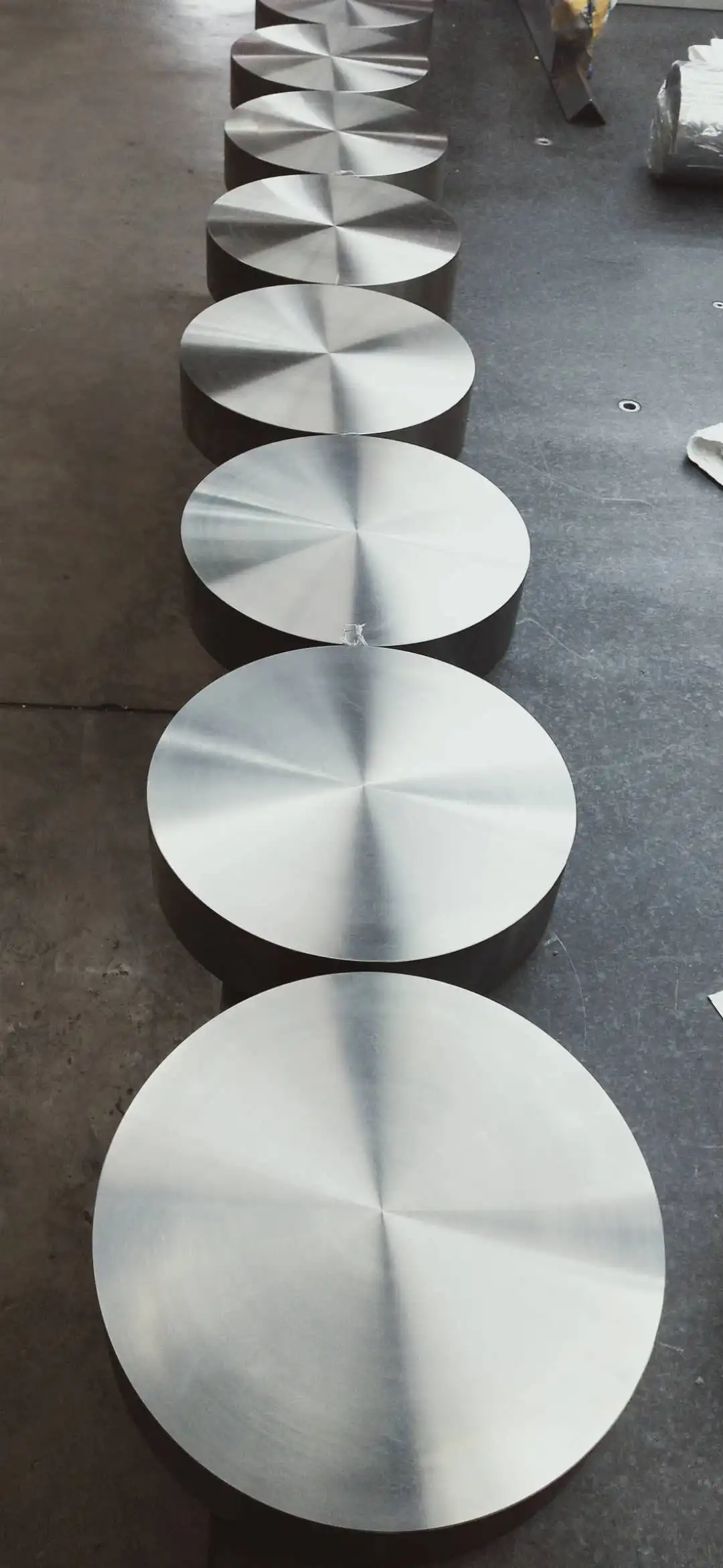 ASTM B348 Gr5 titanium alloy Ingot price per kg for sale