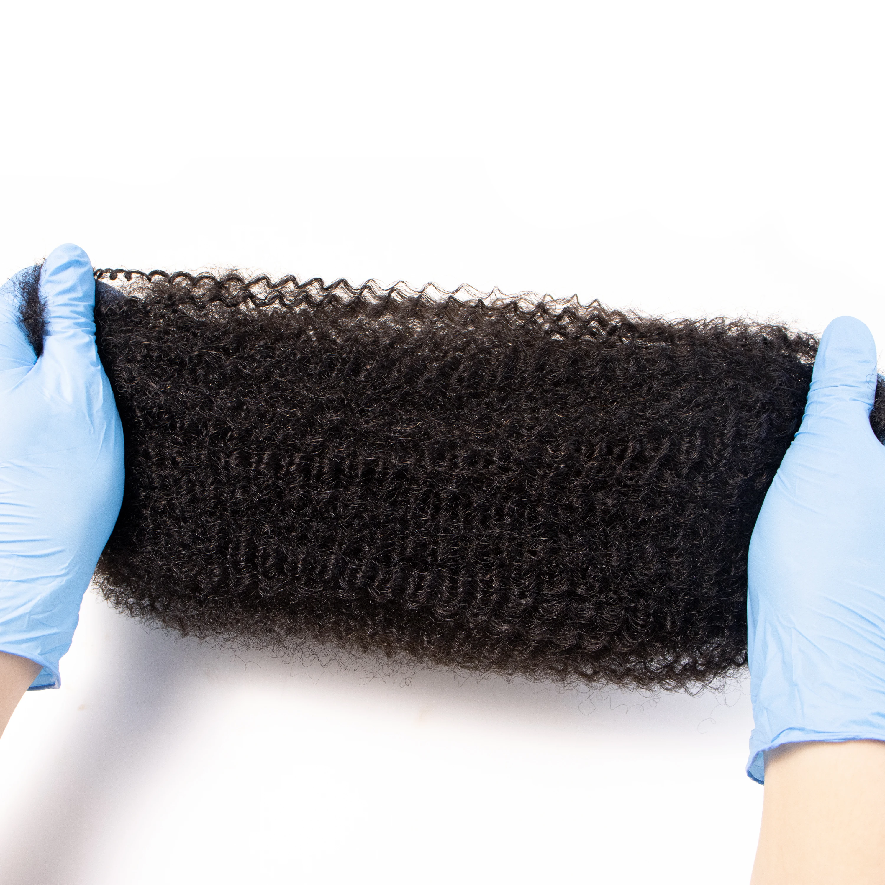 100% natural locks greffe pre stretched afro kinky bulk human hair for braids twists dreadlocks extensions