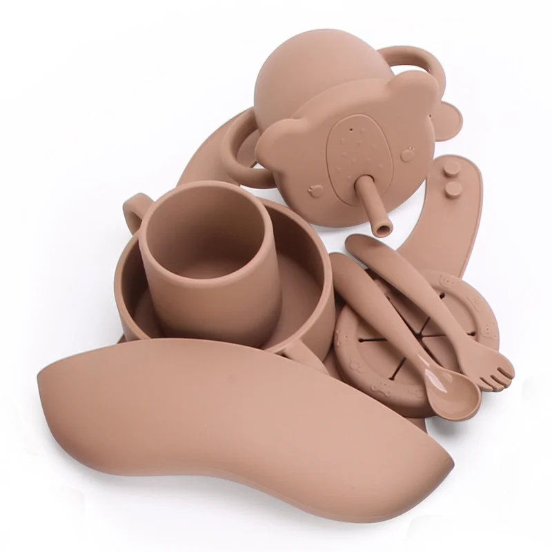 New Design Food Grade Baby Feeding Bowl Custom Silicone Baby Suction Bowl