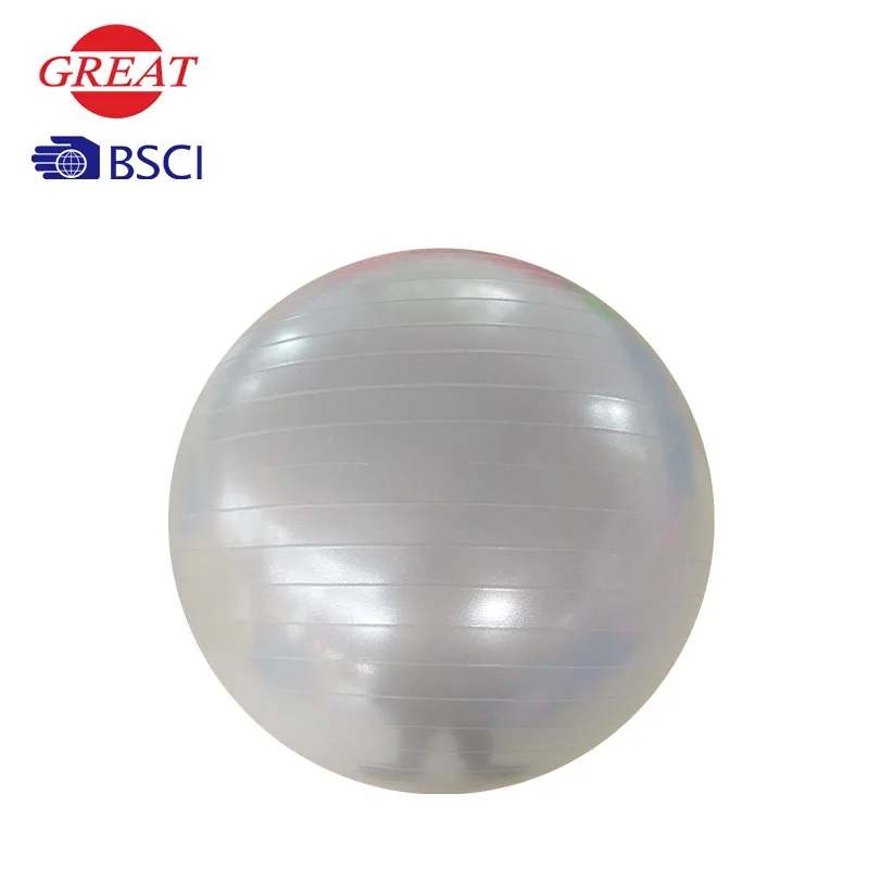 Non-slip PVC Customized Anti-burst Stability Gymnastic Exercise Yoga Balance Ball