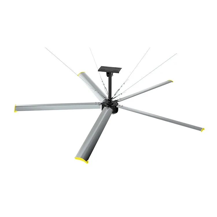 hvls big ceiling fan motor solar air cooling large industrial hvls ceiling fans big ass hvls fan 18ft 6.1m