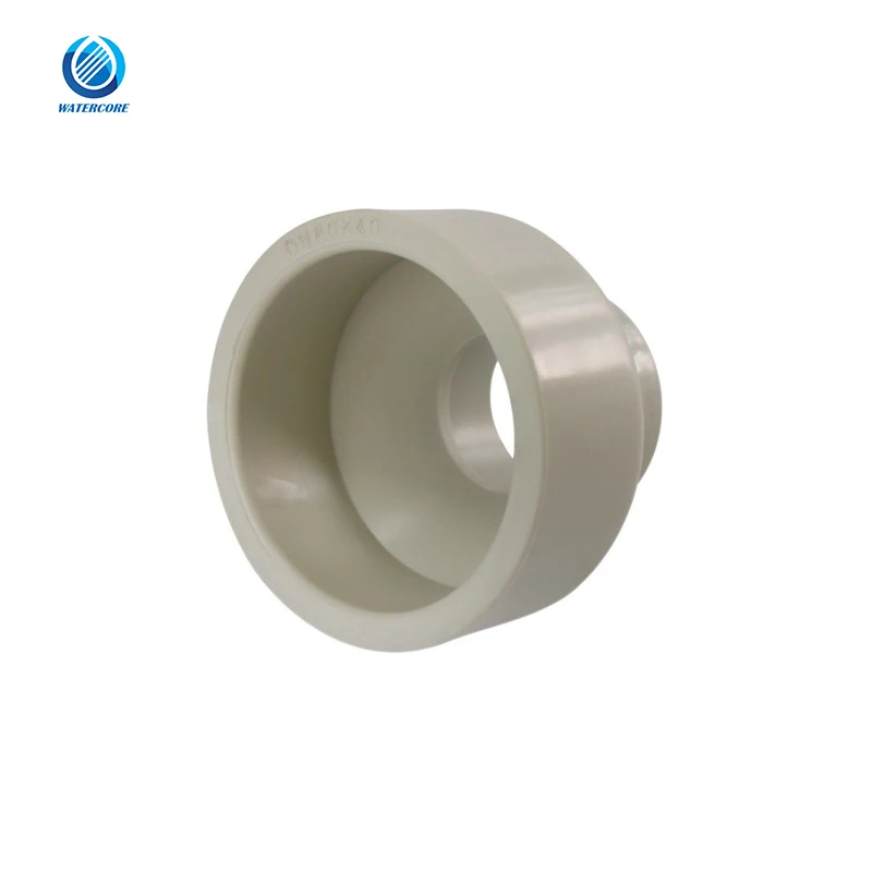 Industrial Socket Fusion PPH Pipe Fittings PPH Socket Fusion Reducer Connection Bushing