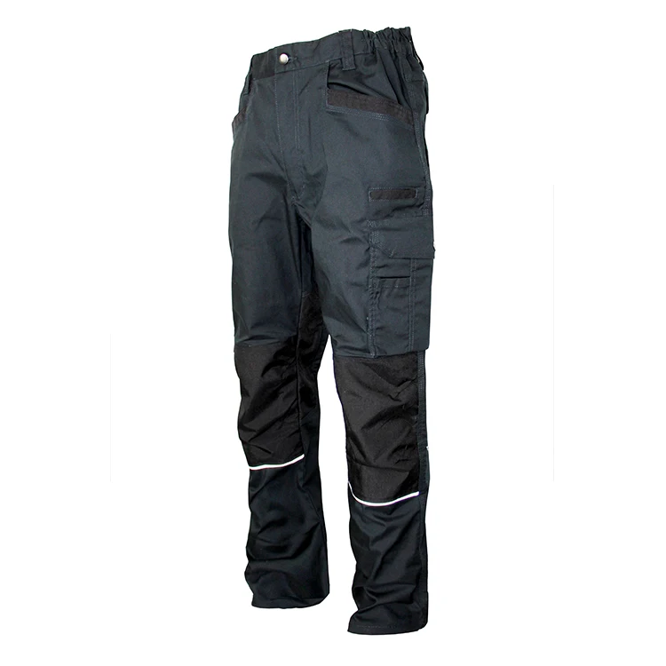2021Hot sale custom high quality mens spandex  work long trousers with cordura knee mens work wear pants