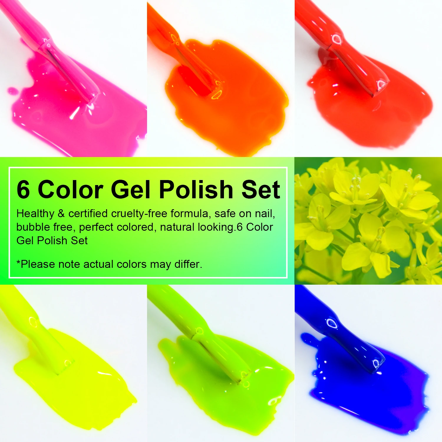 Набор гель-лаков для ногтей