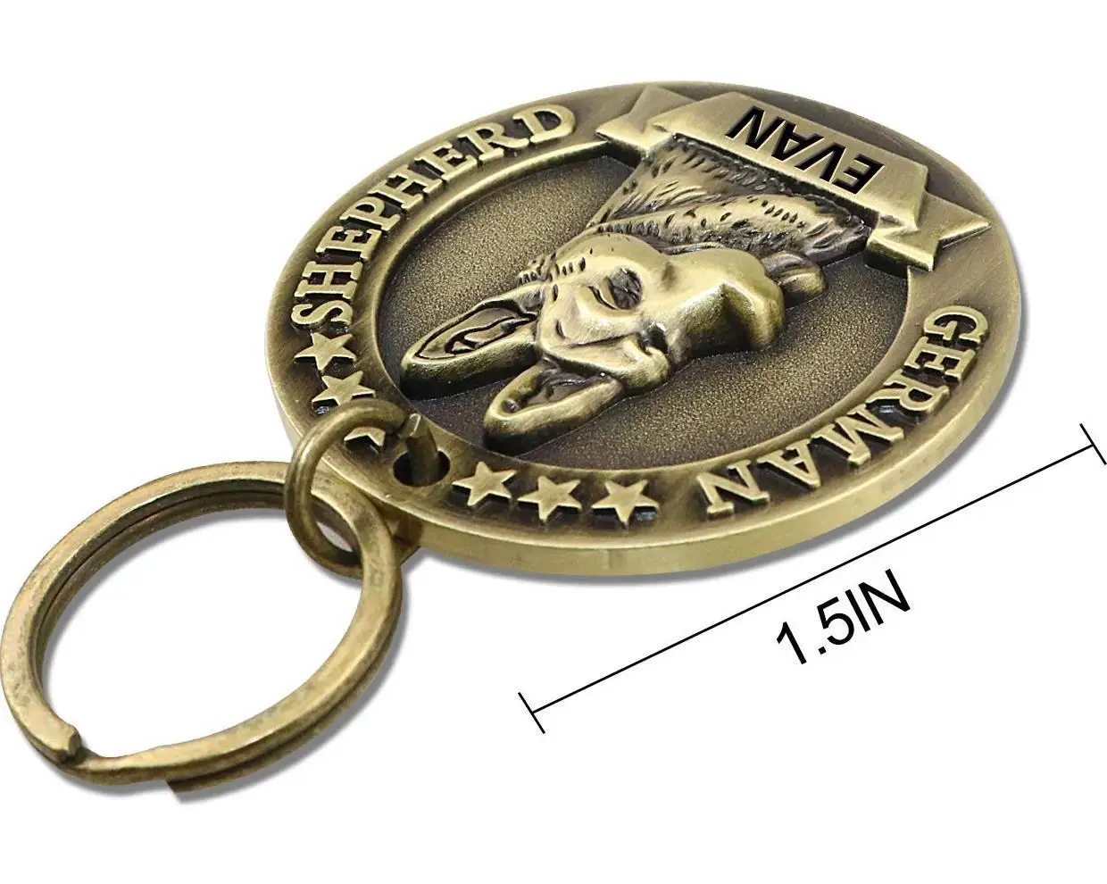 Customized Copper Bronze 3D Pet Collar Pendant ID Front Back Laser Engraving High-Relief Dog Metal Neck Choker Label s