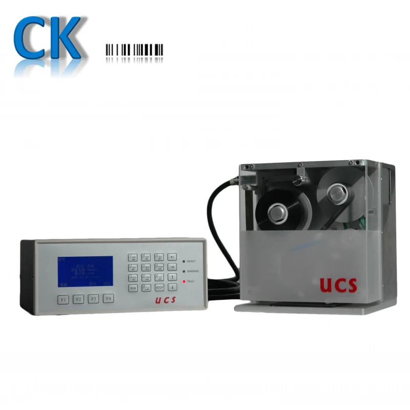 UCS8 TTO  ribbon China Thermal Transfer Overprinter 53mm Continuous with control box Multi-Language