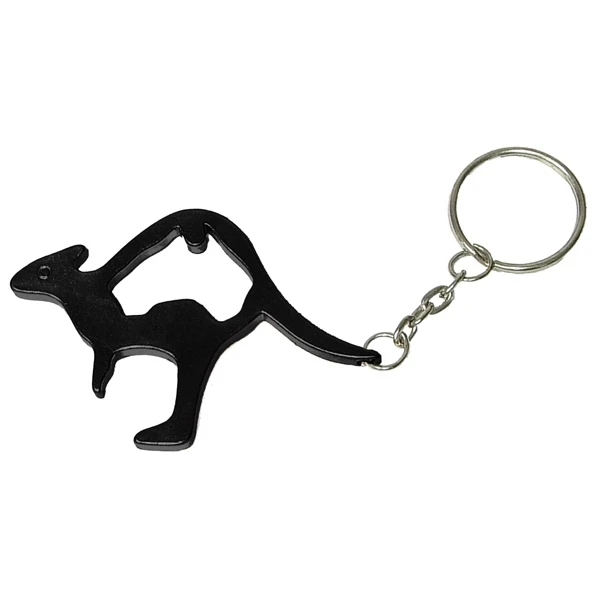 Promotional Kangaroo Shape Bottle Opener Keychain