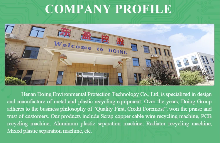  E Waste Recycling Machinery PCB Gold Recovery Machine Manufacturing