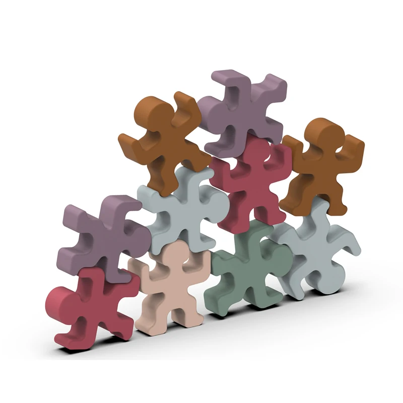 Custom Multiplayer Hercules DIY Cartoon Building Blocks Stacking High Game Balance Building Blocks stacking toy