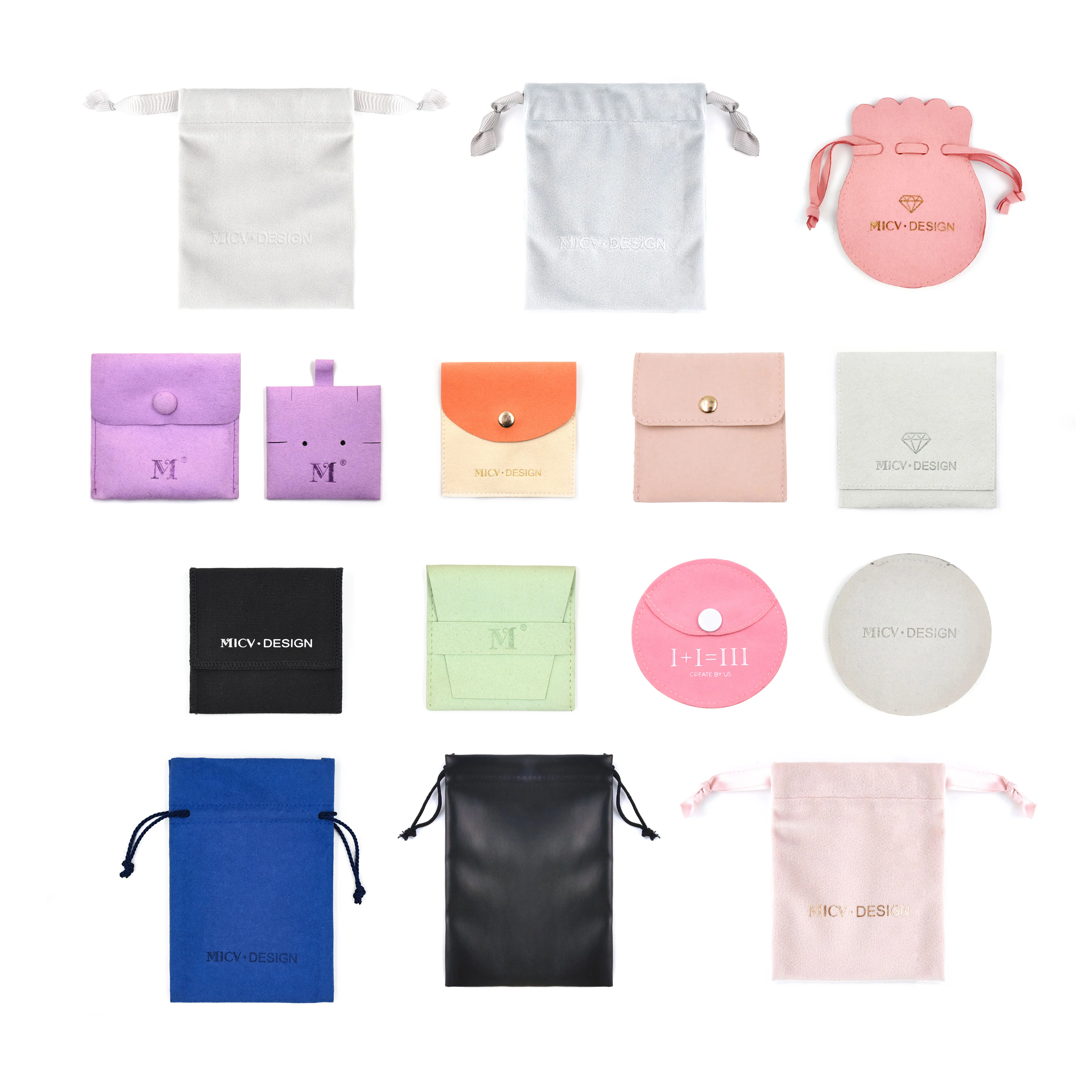 Cotton Drawstring Bag Jewelry Storage Pouch Bags Organic Small Cotton Packing Bag with Custom Logo