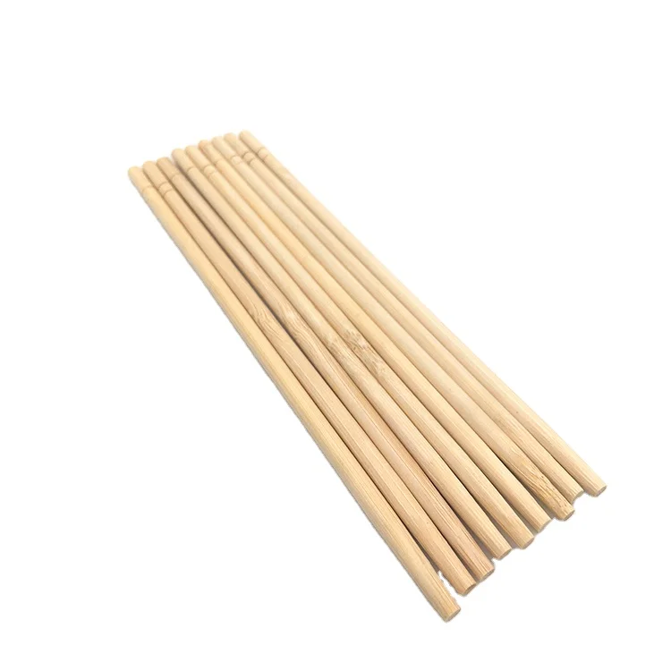 Long Round Food Japanese 27cm Disposable  cutlery Bamboo Chopstick