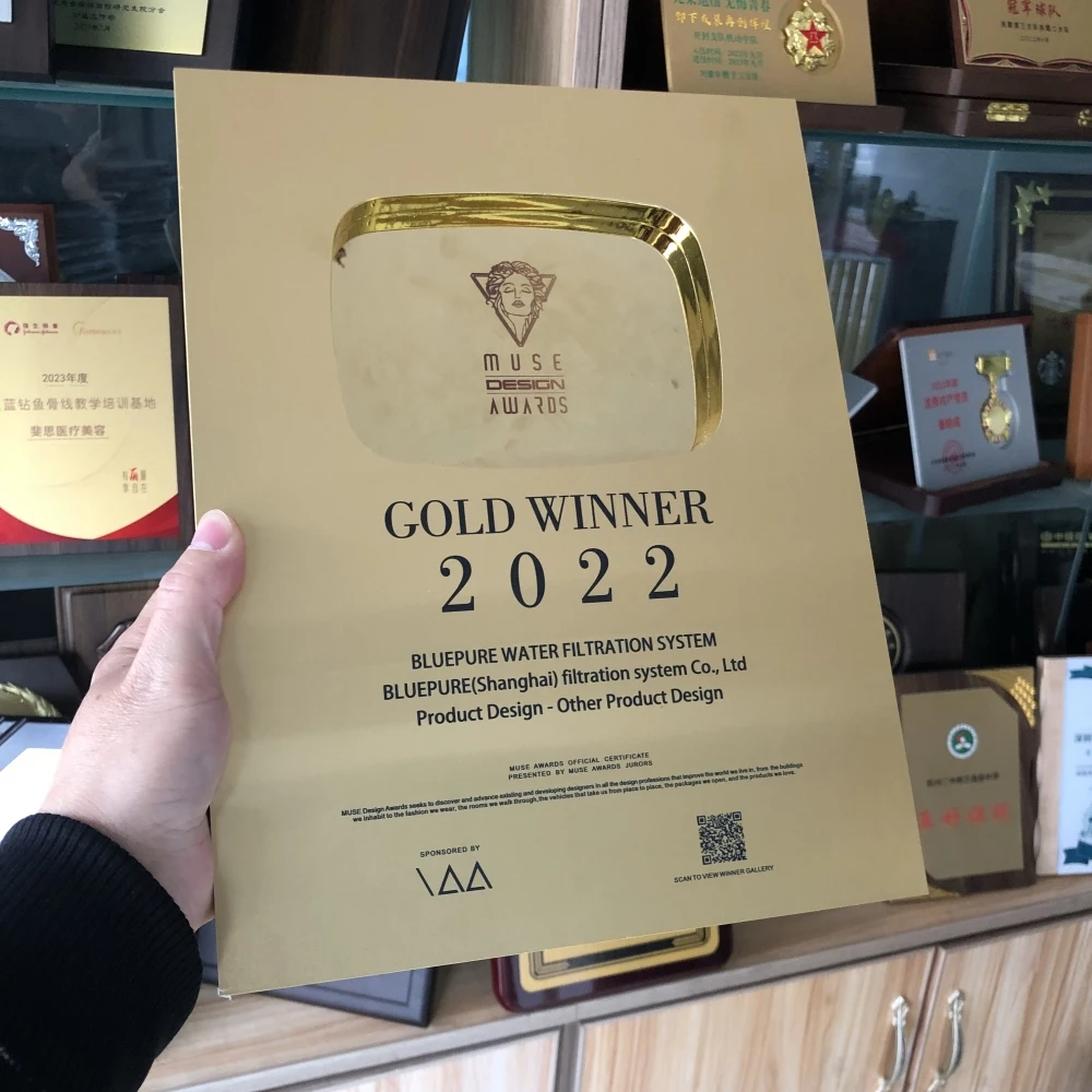 Aluminum Alloy Plaque Customized Logo Youtube Play Button Award Crystal Trophy Acrylic Awards Business Company Events Gifts