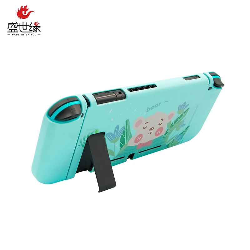 Чехол для Nintendo Switch NS Joy-Con цветной защитный Внешний чехол из поликарбоната съемный Ультратонкий консоли