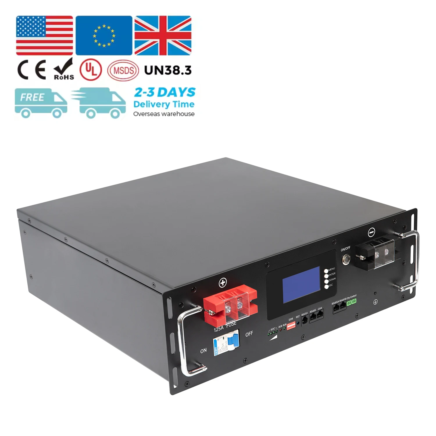 Домашняя батарея для хранения энергии 48 В 24 300Ah 200Ah 51 2 72 12V100Ah 150Ah 280Ah 12 100Ah 3 Lifepo4