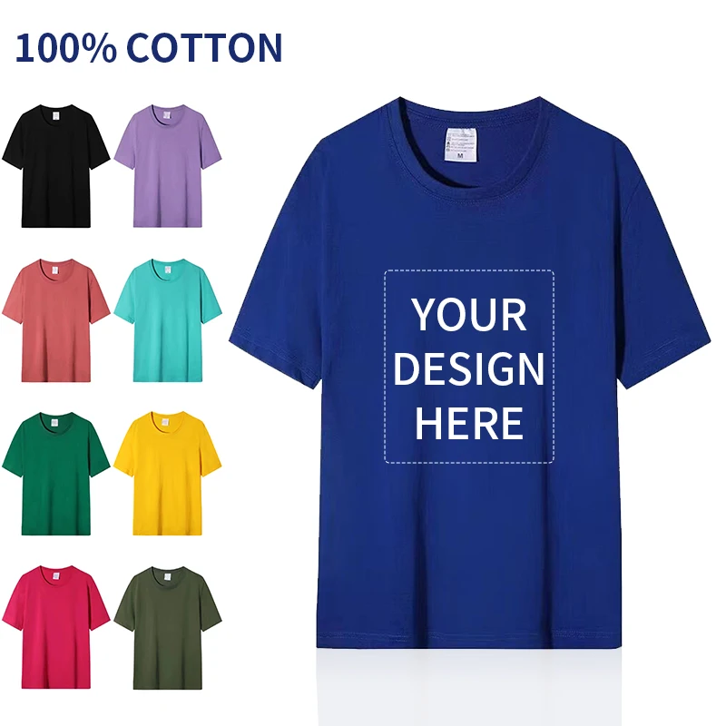 unisex oversize short-sleeved high-quality street  solid color T-shirt clothing manufacturers custom drop shoulder t-shirts