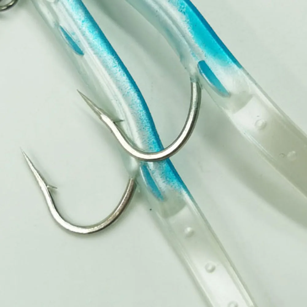 Alpha Fishing String Hook 1# Flat Single Hooks Eel Sabiki Rig