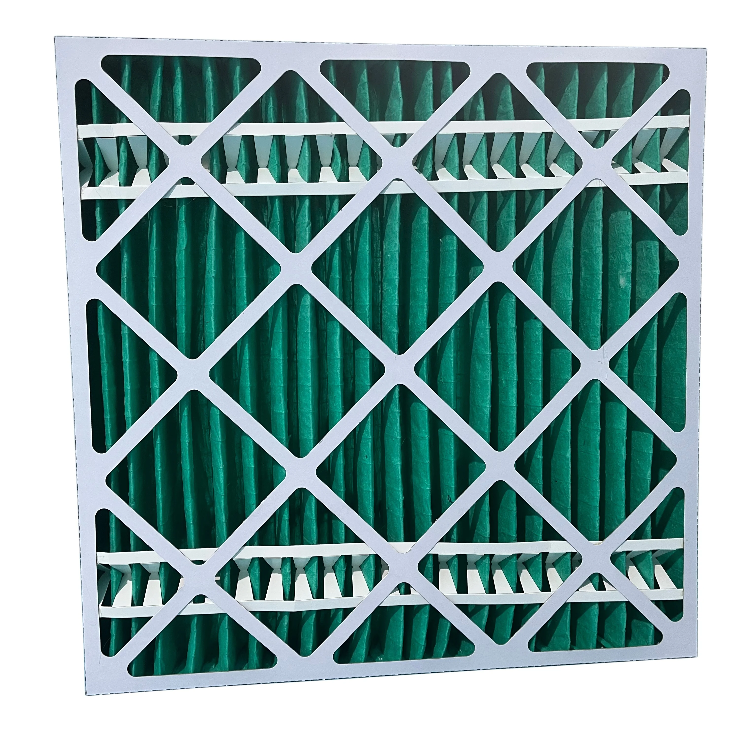Merve 13 20x20x1 Cotton Air Filter 20x20x1 Cardboard Paper Frame Pleated Furnace Construction Industry MERV 8 MERV 11 air filter