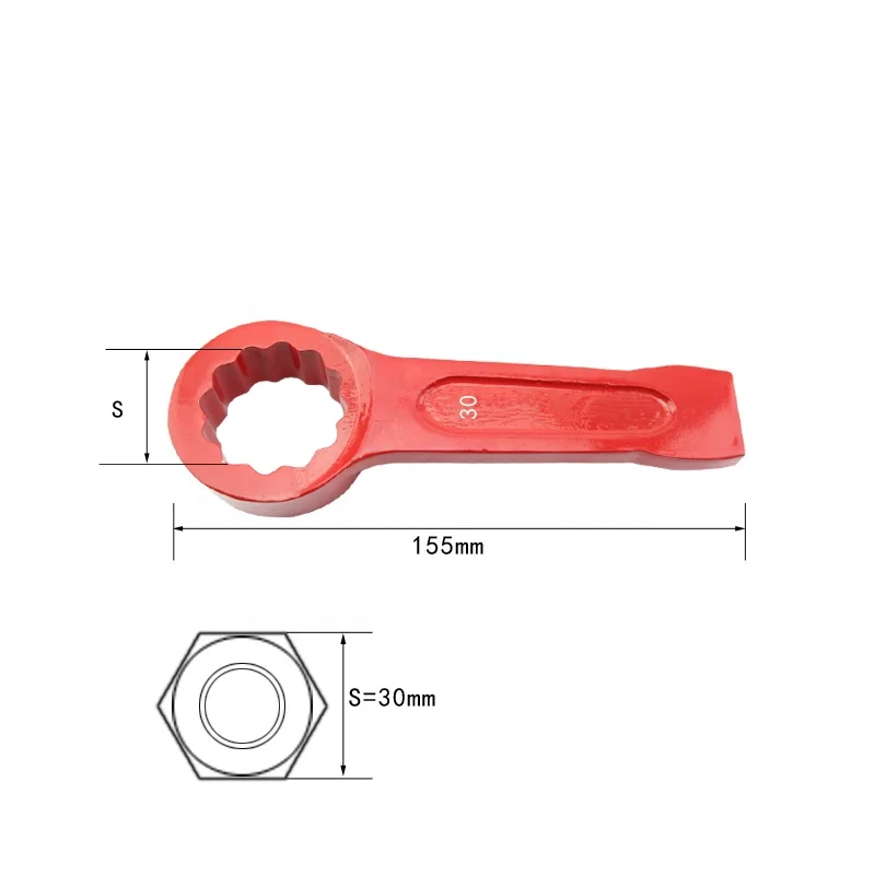 The most popular wholesale high quality STRIKING CONVEX BOX WRENCH specialized thick and heavy more durable