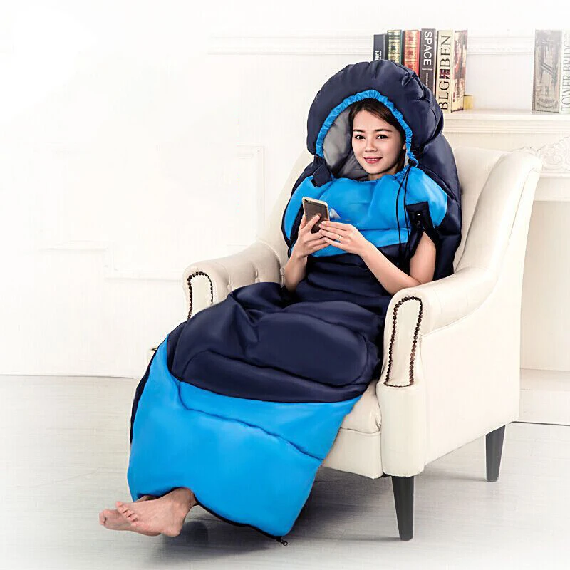 Mydays Outdoor Portable Wearable Sleeping Bags With Arm Zipper Holes For Office Outdoor Sports