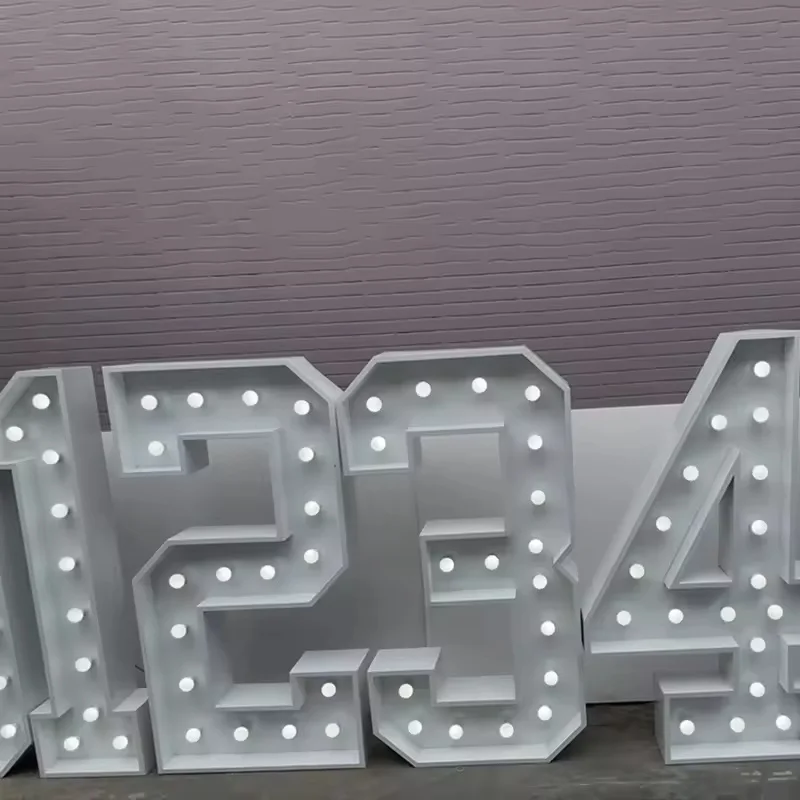 Custom 3ft/4ft/5ft marquee Number Marry Me led Marquee Letter Sign Light up Letters Wedding decoration