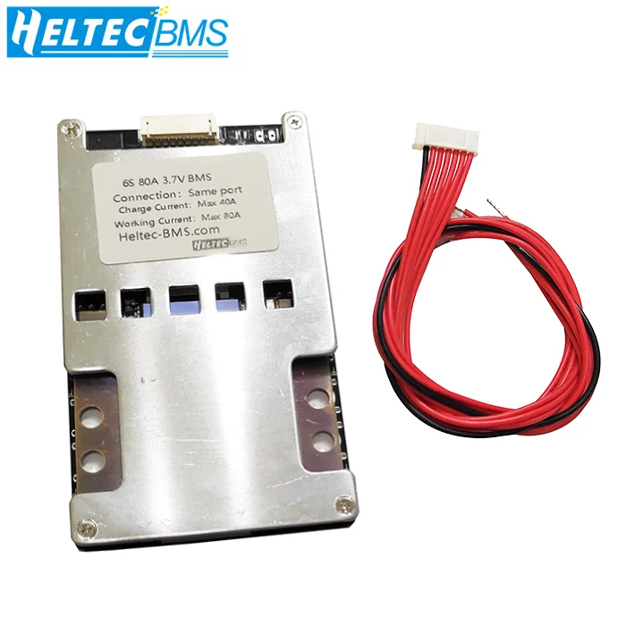 6S 80A BMS protection board  with Balance for 24V 1200W Electric bicycle/Ebike/electric tools/mopeds,24V small inverter