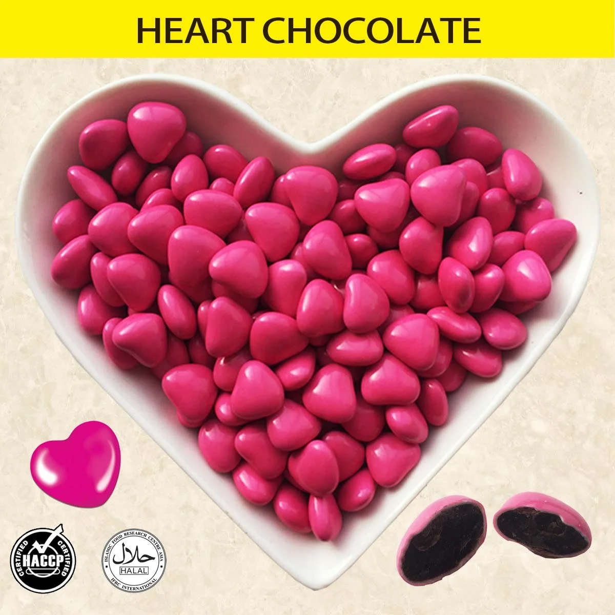 CHOCOLATE BEANS Sweet heart chocolate candy