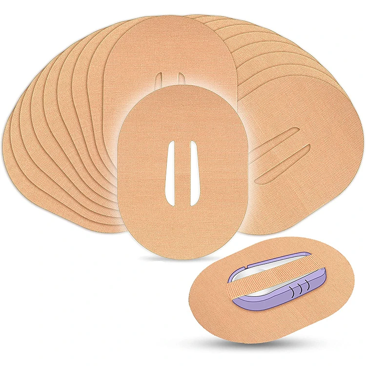 Multi Shapes CGM Sensor Patches for Pre Cut Adhesive Tape